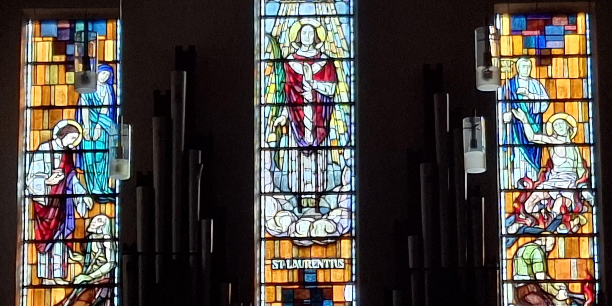Kirchenfenster St. Laurentius Heiligenwald
