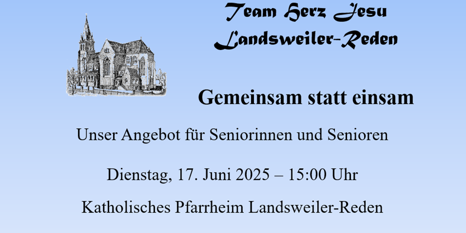 Gemeinsam statt einsam